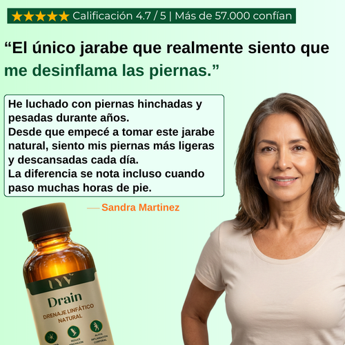 Drain: Extracto natural para el Drenaje Linfático